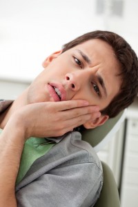 Young Man With Toothache