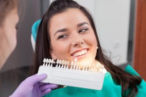 A woman pursuing veneers for her smile.